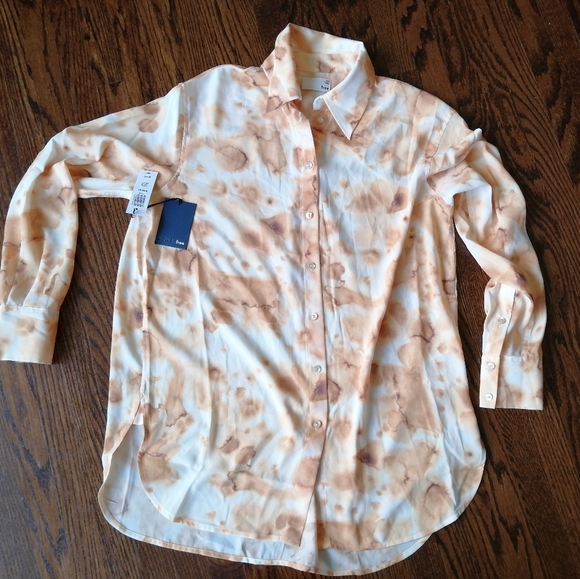 NWT Wilfred Brinley Blouse in Clove Size XXS - Picture 2 of 2